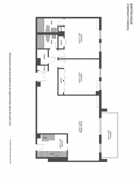 a floor plan of a house with an open floor plan